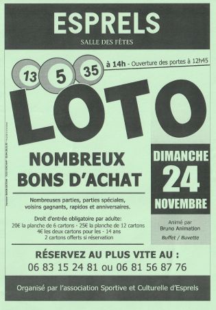 Loto le 24 novembre 2024