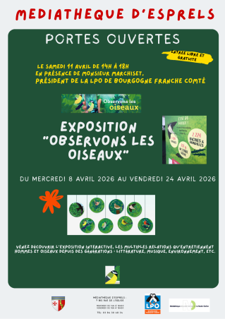 Exposition ''Observons les oiseaux''