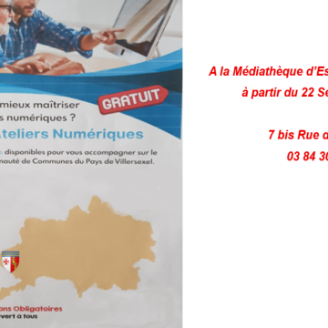 Reprise des ateliers numériques à la médiathèque