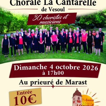 Concert : Chorale la Cantarelle de Vesoul