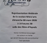 Représentation théâtrale de la section Miniz'arts