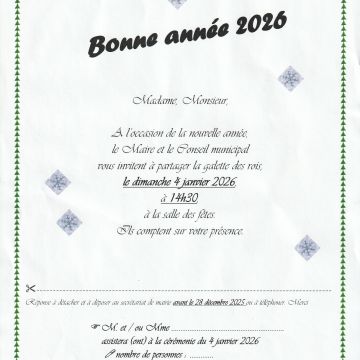 Voeux 2026